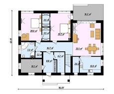 Сучасний котедж з просторою терасою на другому поверсі
