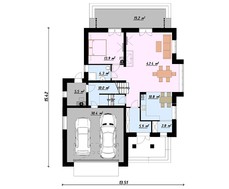 Стильний котедж із затишними спальнями