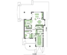 Стильний особняк з п'ятьма спальнями