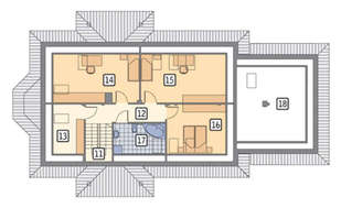Креслення особняка площею 322 кв. м для великої і дружної сім'ї
