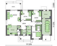 Котедж для міської та дачної забудови