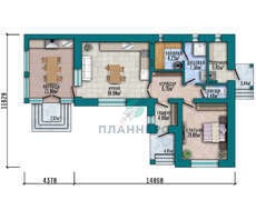 Проект заміського будинку для відпочинку