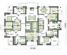 Проект просторого будинку для великої і дружної сім'ї площею 248 кв. м