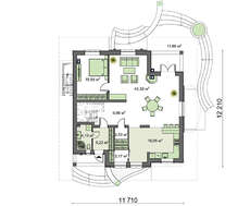 Проект сучасного котеджу площею 316 кв. м з цокольним поверхом