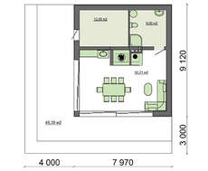 Компактна альтанка для дачної ділянки