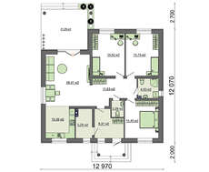 Проект симпатичного котеджу в європейському стилі