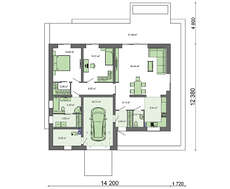 Сучасний будинок з просторими терасами