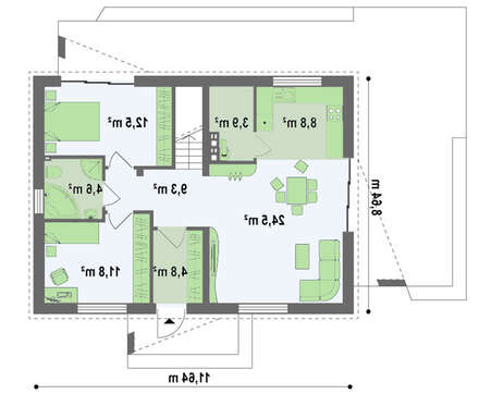 Проект класичного будинку сучасного планування