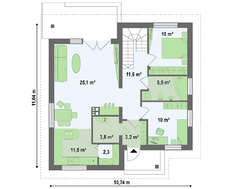 Ігровий будиночок - затишний, практичний, просторий