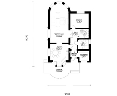 Проект вузького будинку з мансардою і цокольним поверхом