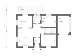 Великий зручний і просторий котедж з мансардою