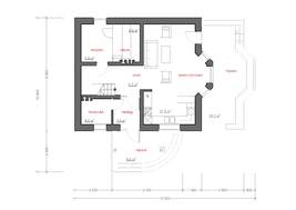 Проект затишного дачного котеджу з сауною