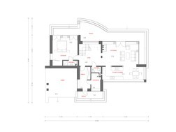 Сучасний двоповерховий котедж з балконами