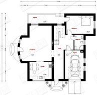 Оригінальний проект комфортного котеджу з мансардою