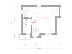 Невеликий котедж в сучасному стилі