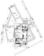 Проект будинку в стилі хай тек з гаражем в цокольні