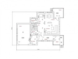 Дерев'яний будинок з мансардою та гаражем