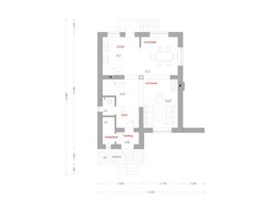 Двоповерховий будинок на 120 m²