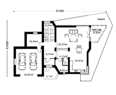 Оригінальна вілла із зимовим садом