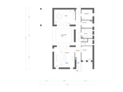 Сучасний котедж Г-подібної форми з внутрішнім двориком