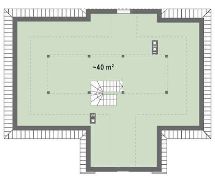 Проект будинку 109 m² з колонами