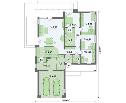 Проект котеджу для великої родини