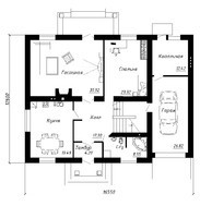 Комфортний котедж з мансардою та гаражем