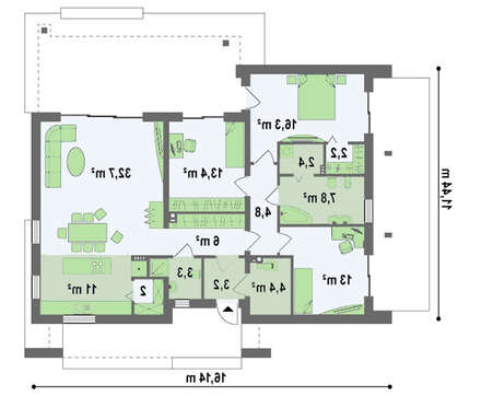 Проект котеджу в сучасному дизайні