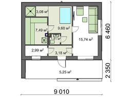 Комфортна лазня в сучасному стилі