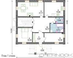 Проект розкішного 2 х поверхового котеджу з витонченим фасадом