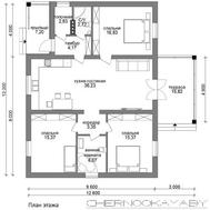 Проект зручного невеликого сільського будинку