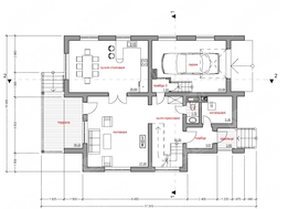 Будинок з мансардою 10 на 17