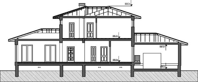 Проект зручного сучасного будинку 300 m² Проект зручного сучасного будинку 300 m²