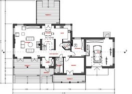 Проект зручного сучасного будинку 300 m²