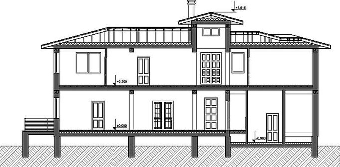 Проект 2х поверхового зручного будинку з плоским дахом