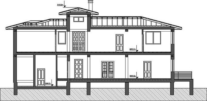 Проект 2х поверхового зручного будинку з плоским дахом