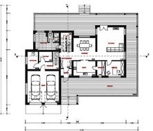 Проект 2х поверхового зручного будинку з плоским дахом