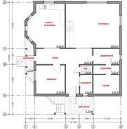 Архітектурний проект невеликого будинку площею 150 m²