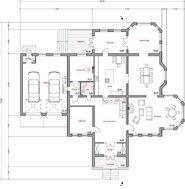 Проект вишуканого котеджу для великої родини