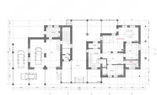 Проект величезного котеджу з усіма зручностями