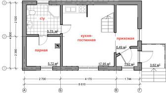 Проект зручної сауни з гостьовим будинком