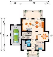 Вишуканий заміський будинок з площею 160 m²