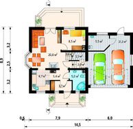 Чудовий проект в класичному стилі садиби з мансардою