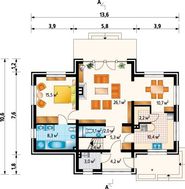 Сучасна будова на два поверхи