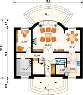 Просторий заміський будинок з сімома кімнатами