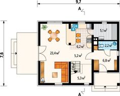 Яскрава будова на два поверхи