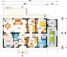 Компактний особняк для вузької ділянки 18 на 10