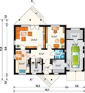 Гарний заміський котедж для великої родини