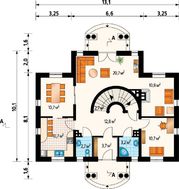 Особняк класичного стилю з колонами