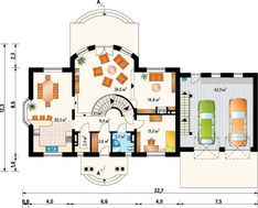 Проект великої вілли з площею 420 m²